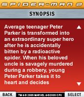 Spiderman synopsis
